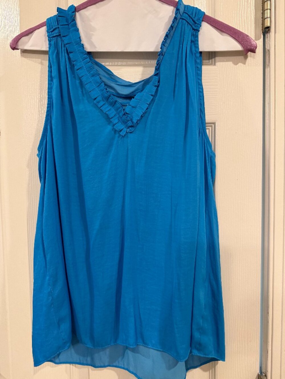 Do+Be Sleeveless Blue Blouse Size Medium